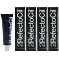 Produktbild: RefectoCil 2 Blue Black blauschwarz 4 x 15 ml Augenbrauenfarbe & Wimpernfarbe Se