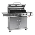 Produktbild: Gasgrill Gas Grill Grillwagen Barbecue BBQ 7 Flammen 19,3 kW 142x49x112/135 cm