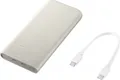 Produktbild: Samsung Powerbank 10000mAh 25W, Beige aus Hartplastik für langanhaltenden Schutz, ideal für Computing Zubehör und unterwegs.