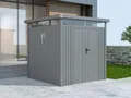 Produktbild: Metall Gerätehaus Modell Style 4,45 m² Alu Grau