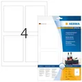 Produktbild: HERMA 8882 Flaschenetiketten A4 Inkjet 90x120mm 40 Stück Papier glänzend weiß