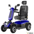 Produktbild: Veleco Sharpy in blau - 750 W - 15 km/h - Seniorenmobil - Gehhilfe - Mobilitätsroller - Elektromobil - Blau
