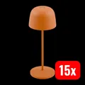 Produktbild: Lindby Tischleuchte Tischlampe LED Akku orange dimmbar IP65 SIEHE TEXT 15 STÜCK