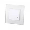 Produktbild: Radar-Bewegungsmelder für Wandeinbau, weißes Glasdesign – 3900319