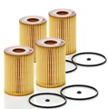 Produktbild: 4x Ölfilter MANN-FILTER HU 821 x für Mercedes-Benz Jeep Chrysler CLS G Filter