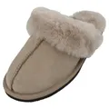Produktbild: HAFLINGER Lammfell Hausschuhe North Star Filzpantoffel Beige (Sahara), Gr 42