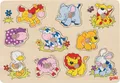 Produktbild: Steckpuzzle Tierkinder II