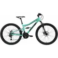 Produktbild: Mountainbike BIKESTAR Gr. 38, grün, Fahrräder, Damen, 38cm, 26 Zoll (66,04cm), für Damen und Herren, Kettenschaltung