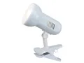 Produktbild: Klemmleuchte schwenkbar Klammerleuchte BASIC in Weiß, Schreitischlampe Leselampe