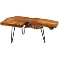 Produktbild: riess-ambiente Couchtisch, Braun, Holz, Holz, Rechteckig,Rechteckig, 100x40x40 cm, Wohnzimmer, Wohnzimmertische, Couchtische
