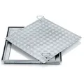 Produktbild: Zarges Schachtabdeckung aus Edelstahl mit Deckplattel 1000 mm x 1000 mm