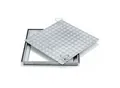 Produktbild: ZARGES Schachtabdeckung V2A 1000 x 1000 mm Außenmaß 1.160 x 1.160 mm (47099)