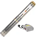 Produktbild: Agora-Tec® AT- 4 Zoll Edelstahl-Tiefbrunnenpumpe Brunnenpumpe 550W-4 mit 15 m Kabel max: 5,4 bar, max: 4000l/h