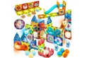 Produktbild: Kinderplay Dolls & Strollers Magnetische Bausteine 75-teilig – Leuchtende Schienen – Kinder Magnetspielbausteine, (Set, Magnetische Konstruktionsbausteine Leuchtende Schienenpaneele 75 Teile)