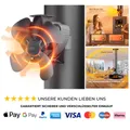 Produktbild: Magnetischer Kaminventilator 2 Magnete 148 cm Luftvolumen 80