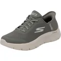 Produktbild: Skechers Damen Go Walk Flex Grand Entry Slip-On, Olivfarbener Textilbesatz, 41 EU