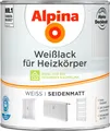 Produktbild: 750ml ALPINA Weißlack für Heizkörper seidenmatt