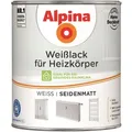 Produktbild: Weisslack Für Heizkörper Seidenmatt 0,75 Ltr. - Alpina