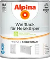 Produktbild: 750ml ALPINA Weißlack für Heizkörper seidenmatt