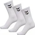 Produktbild: Hummel - 3 Paar Basic Socken / Strümpfe / Tennissocken - EU: Gr.:  41-45 - Weiß