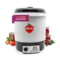 Produktbild: WECK Einkochautomat WAT34 Kunststoff mit Thermostat – 29L Einkochtopf, Glühweinkocher, Dampfentsafter, Einweckautomat – Made in Germany, hochwertig & vielseitig