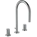 Produktbild: LAUFEN Kartell 3-Loch-Waschtisch-Armatur H3123330042201, ohne Ablaufg., schwenkbar, chrom