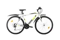 Produktbild: Multibrand PROBIKE 26 Zoll Mountainbike ALU Rahmen 18 Gang, Herren-Fahrrad & Jungen-Fahrrad, Schutzbleche, geeignet ab 165-183 cm (Aluminium Weiß Grün)