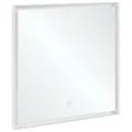 Produktbild: Villeroy & Boch Subway 3.0 Spiegel mit LED-Beleuchtung, Rechteck, 800x750x47,5mm, A4638000, Farbe: White Matt