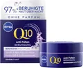 Produktbild: NIVEA Q10 Nachtpflege, feuchtigkeitsspendende Nachtcreme mit purem Q10 & Süßholzextrakt, parfümfreie Gesichtspflege für sensible Haut, Anti-Falten BERUHIGUNG Beruhigende Creme (50 ml)