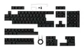 Produktbild: ASUS ROG PBT Doubleshot Tastenkappen-Satz Schwarz
