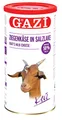 Produktbild: Gazi Ziegenkäse in Salzlake - 10x 800gramm Metalldose - Ziege Ziegen Käse Keci peyniri Goat Cheese 50% Fett i.Tr. 100% Ziegenmilch mild Salzlake mikrobielles Lab vegetarisch Halal glutenfrei