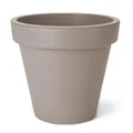 Produktbild: Spetebo Kunststoff Pflanzkübel S klein - 30 cm/beige - Blumenkübel rund für Außen und Innen - Garten Pflanztopf Blumentopf Pflanzgefäß Übertopf