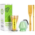 Produktbild: TEANAGOO Matcha Set| MatchaBesen| matcha zubehör| Matcha Whisk, 4 Stück traditionelles Matcha-Besen-Set, Matcha-Schneebesen (Chasen) Matcha Löffel(Chashaku), MA-01 perfekte Set für die Zubereitung