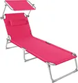 Produktbild: tectake® Gartenliege Chloé klappbar 190 x 68 x 65 cm