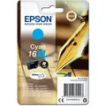 Produktbild: Epson T1632 (C13T16324012) - Tintenpatrone, cyan