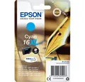 Produktbild: Epson Epson 16XL DURABrite Ultra Tintenpatrone cyan Tintenpatrone (Tintenpatrone, Wisch- und wasserfest, schnell trocknend)