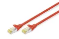 Produktbild: Digitus Patch-Kabel RJ-45 (M) zu RJ-45 (M) 3m Kupfer S/FTP Cat 6a rot (DK-1644-A-030/R)