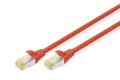 Produktbild: Digitus Patch-Kabel RJ-45 (M) zu RJ-45 (M) 3m Kupfer S/FTP Cat 6a rot (DK-1644-A-030/R)