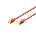 Produktbild: DIGITUS CAT 6A S-FTP Patchkabel Cu LSZH AWG 26/7 3m Rot Netzwerkkabel Kabel