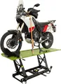 Produktbild: Motorradhebebühne hydraulisch 450 kg Extra-Breit 68 cm Parallelhub Montagerampe Heber in grün