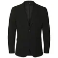 Produktbild: SELECTED HOMME Sakko - elegante Anzugjacke - Herren Blazer Slim Fit schwarz 50