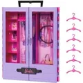 Produktbild: Barbie Kleiderschrank, Puppenmöbel rosa/weiß