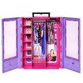 Produktbild: Barbie Kleiderschrank, Ultimate Closet, zum Organisieren von Barbie Kleidung und Accessoires, inkl. Kleiderbügel, Spielzeug ab 3 Jahre, HJL65