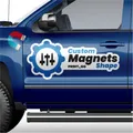 Produktbild: Magnetfolie Magnetschild für Auto Tir. Verschiedene Formen und Dimensionen.