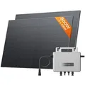 Produktbild: ECOFLOW STREAM Balkonkraftwerk Basic Kit 0% VAT, 800 W Mikro-Wechselrichter, 2 × 400 W PV Solarpanels