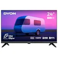 Produktbild: DYON Enter 24 Pro-X-V – 24 Zoll (60 cm) LED TV mit 12V-Anschluss für Camping und Caravan, HD Triple Tuner (DVB-S2/T2/C), CI+, USB-Mediaplayer, Hotelmodus