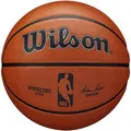 Produktbild: WILSON Basketball NBA Authentic Series, outdoor, Größe 7, braun, 600 Gramm, Trainingsball