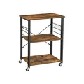 Produktbild: VASAGLE Rollbares Küchenregal Industrie-Design B34KKS60XV1