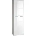 Produktbild: Carryhome Garderobenschrank Adana, Weiß, Holzwerkstoff, 5 Fächer, 59x196.8x36.6 cm, Beimöbel erhältlich, Garderobe, Garderobenschränke, Garderobenschränke