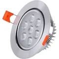 Produktbild: Greenice - Led-downlight-strahler 7w 655lm 2700ok Rund 40.000h [ho-leddown-7w-ww]
